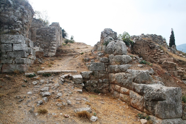 Asine - Clear walkways leading up to the Acropolis